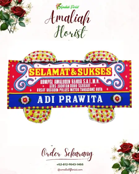 Papan Bunga Ucapan Selamat Lere